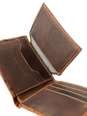 Leather Passcase Wallet, Leather Wallet, Custom Made Wallet, Handmade Wallet, Tan Leather Wallet, NYC Accessory, Fashion Accessory, Men Accessory, Man Accessory, Jebranco New York, NYC Boutique, Jebranco Accessory, Free Shipping NYC, New York City Online Store, NYC Shoe Store, Crocodile Leather, Alligator Leather, Fold Closure Wallet